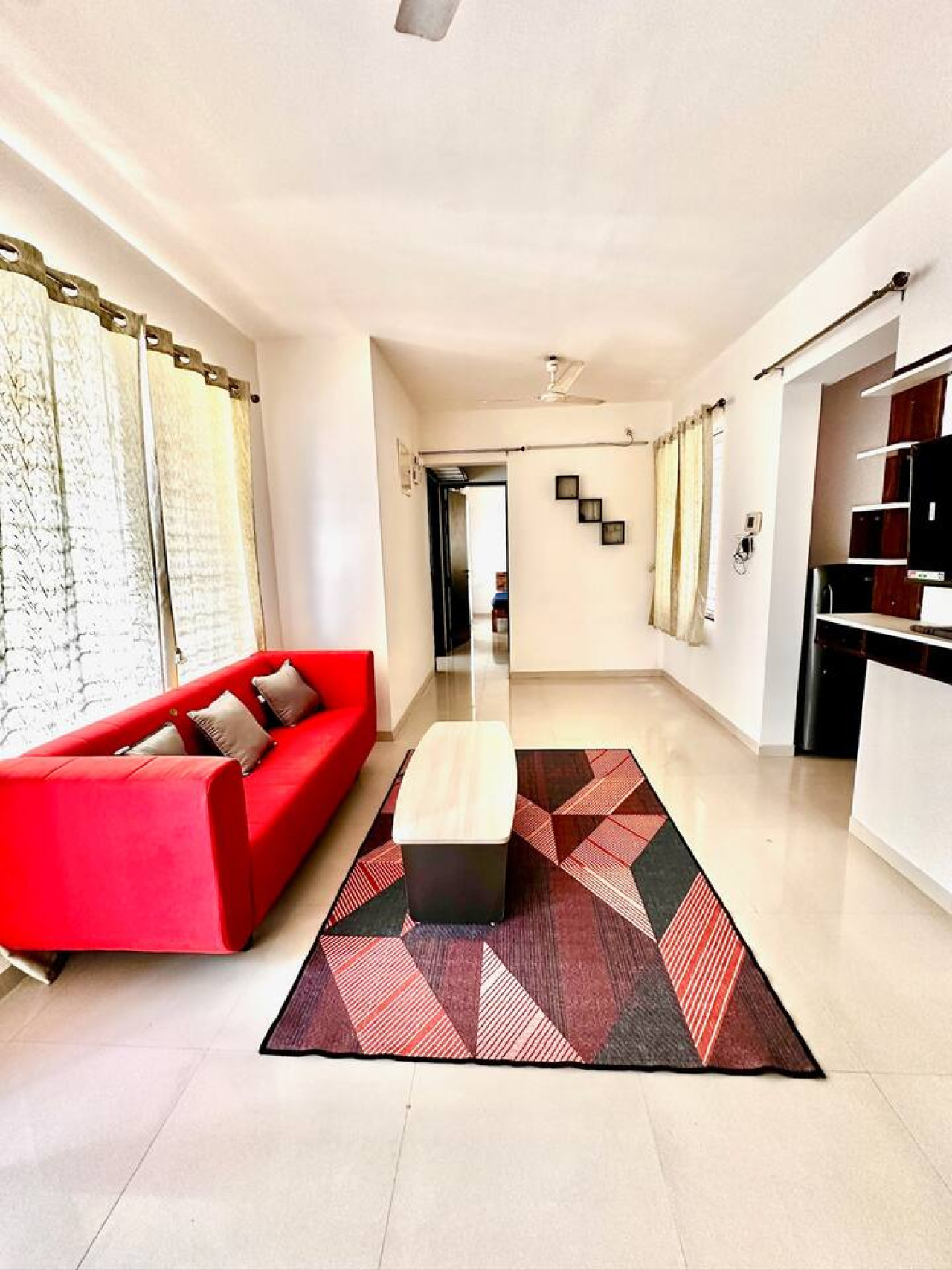 Kingfisher: 2BHK Modern AC Flat in Punawale, Pune — stay in Pimpri-Chinchwad, India | Bleisure